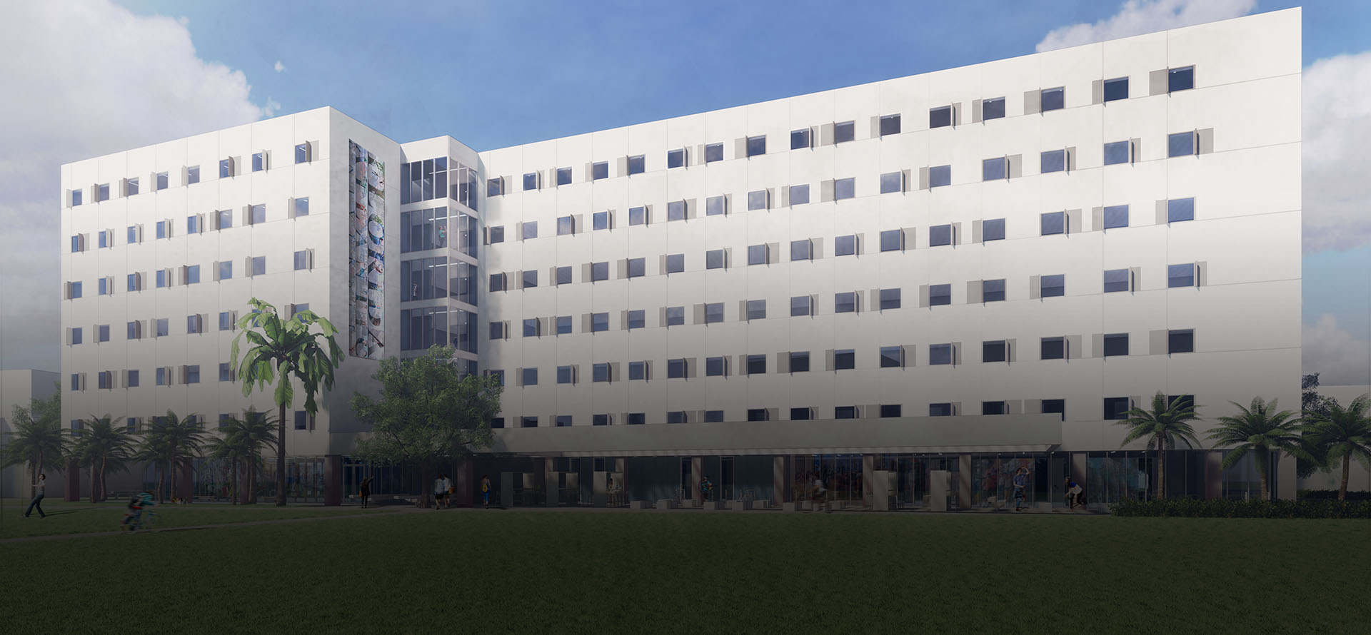 3D rendering of new dormitory