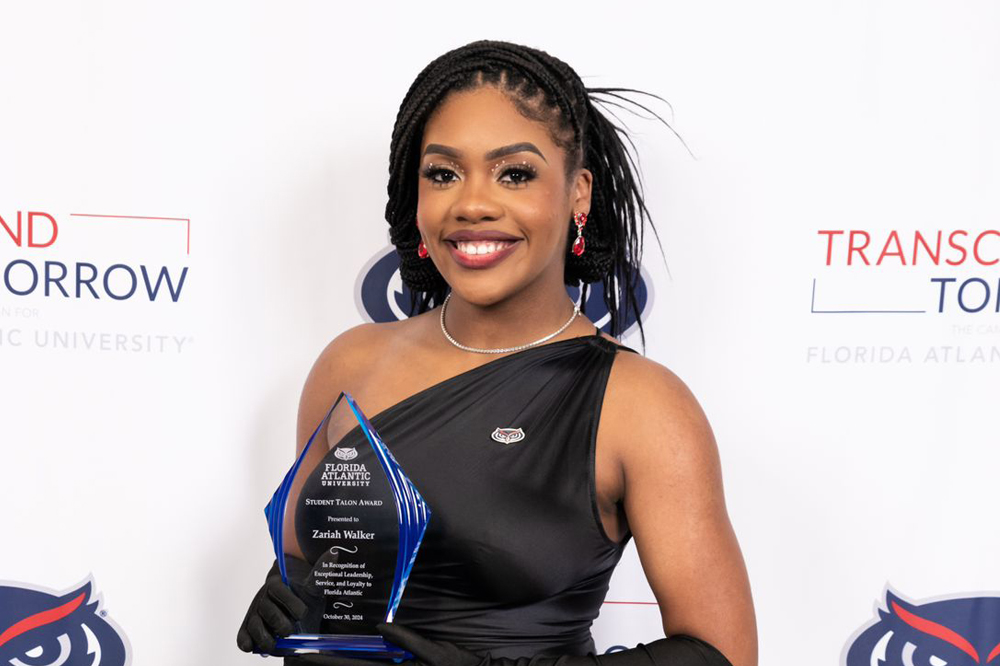 Zariah Walker Named 2024 Student Talon Award Winner
