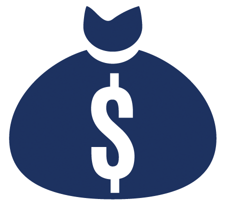 Capital $68.4 Million - icon with bag of money